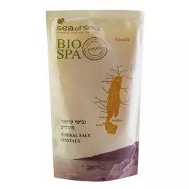 Ароматическая цветная соль Sea of Spa с натуральным ароматом ванили и минералами Мертвого моря 500 г