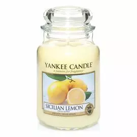 Ароматическая свеча Yankee candle большая Сицилийский лимон 623 г