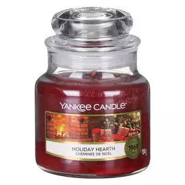 Ароматическая свеча Yankee candle малая Подарки у камина 104 г
