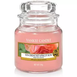 Ароматическая свеча Yankee candle маленькая Персиковая роза 104 г