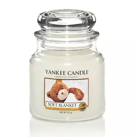 Ароматическая свеча Yankee candle средняя Мягкое одеяло 411 г