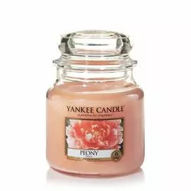 Ароматическая свеча Yankee candle средняя Пион 411 г