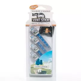 Ароматизатор для авто Yankee candle палочки Чистый хлопок