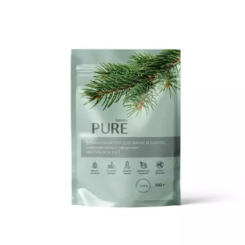 Ароматизатор для сауны Pure bases соль и масло ели 100 гр