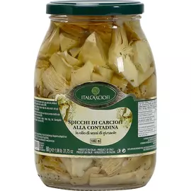 Артишоки четвертинки Italcarciofi в масле, 1,062 л
