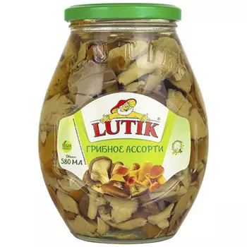 Ассорти грибное Lutik маринованное 580 г