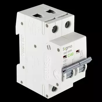 Автоматический выключатель Sigma elektrik 2P C 40A 6kA