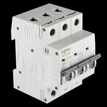 Автоматический выключатель Sigma elektrik 3P C 63A 6kA