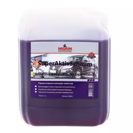 Автошампунь NIGRIN Superaktivschaum Professional для бесконтактной мойки,5 л