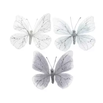 Бабочка на клипсе Kaemingk в ассортименте