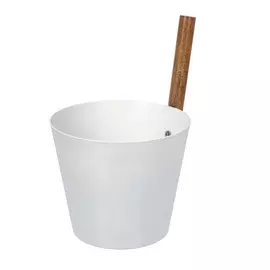 Бадья из алюминия Банные штучки 5 л белая