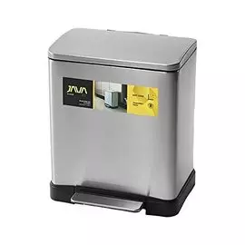 Бак мусорный Java крышка п/автомат 20л сталь