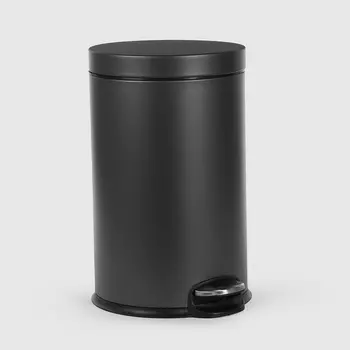 Бак мусорный Java с педалью 12 л темно-серый