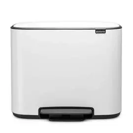 Бак мусорный с педалью Brabantia Bo Pedal Bin 36 л, белый