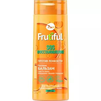Бальзам для волос 7 Days Frutiful SOS восстановление против ломкости 400 мл