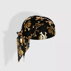 Бандана пирата Yiwu shenkun craftwo черный с золотом