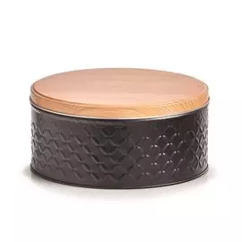 Банка для хранения Zeller черная 20х9 см