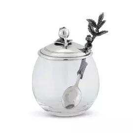 Банка с ложкой Vagabond House Черника для джема и меда 360 мл