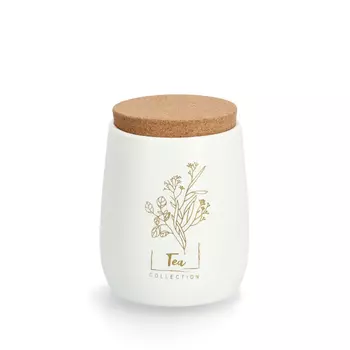 Банка Zeller Tea 19385 для сыпучих продуктов металлическая 750 мл