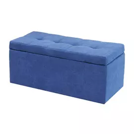 Банкетка Dreambag лонг синий велюр 100х46х46
