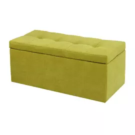 Банкетка Dreambag лонг желтый велюр 100х46х46