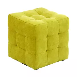 Банкетка Dreambag лотос желтый велюр 40х40х42