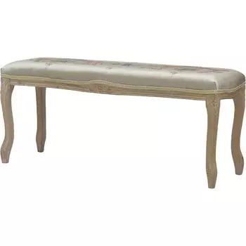 Банкетка Glasar Венеция бежевая 113х35х46 см