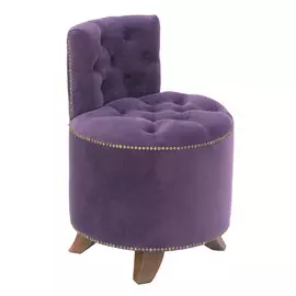 Банкетка круглая Leset Мирт Velutto 45 х 45 х 67 см фиолетовый