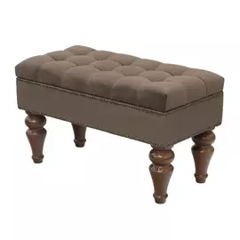 Банкетка Leset Микки в/н Velutto 23/антик/орех