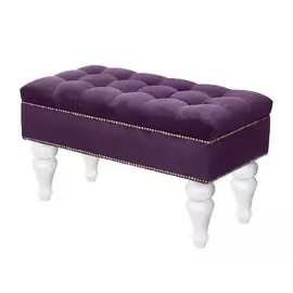 Банкетка Leset Микки вн velutto 25/антик/белые