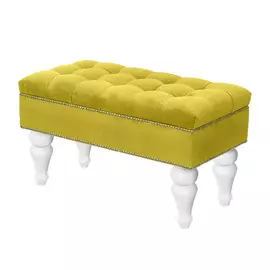 Банкетка Leset Микки вн velutto 28/антик/белые