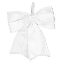 Бант на елку Koopman NY 300x4x340 мм белый