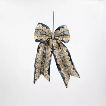 Бантик-подвеска James arts голубой 45х32х3 см