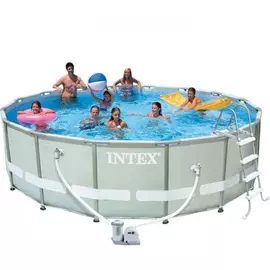 Бассейн каркасный Intex с фильтр-насосом 427х107 см (26720NP)