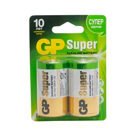 Батарейка Gp вatteries gp super alkaline 13а d 2 шт