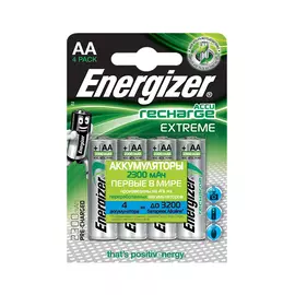 Батарейки аккумуляторные Energizer Extreme NH15/AA 2300 мА*ч 4 шт