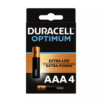 Батарейки Duracell Optimum AAA, 4 шт