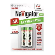 Батарейки Navigator NHR-2200-HR6-RTU-BP2