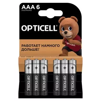 Батарейки Opticell Basic AAA 6шт