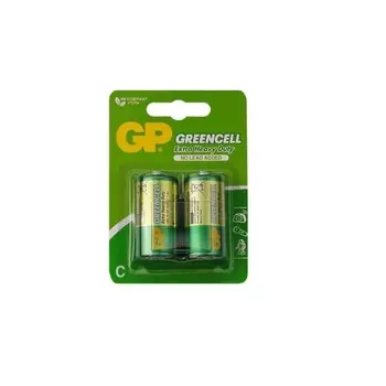 Батарейки солевые GP GreenCell 14G C -2шт