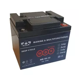 Батарея свинцово-кислотная аккумулятор WBR Marine MB 50-12