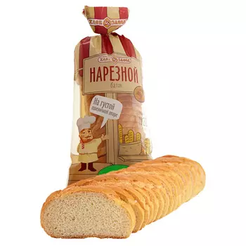 Батон Хлебозавод №28 Нарезной, 350 г