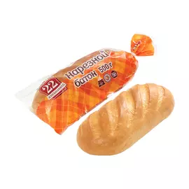 Батон нарезной Хлебозавод №22 500 г