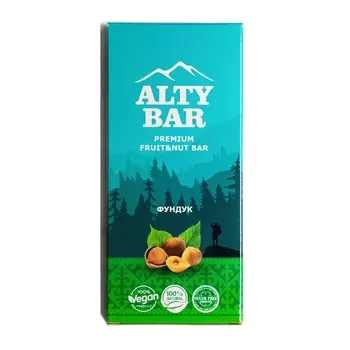 Батончик AltyBar с фундуком, 45 г