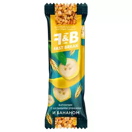 Батончик Богатырь Fast Break с бананом 30 г