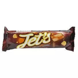 Батончик Jets мягкая карамель с печеньем 42 г