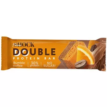 Батончик протеиновый FitnesShock в глазури кофе и апельсин 40 г