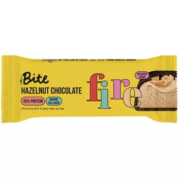 Батончик протеиновый Take a Bite Fire лесной орех и шоколад 50 г