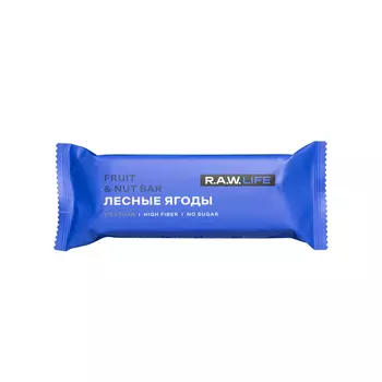 Батончик R.A.W.LIFE лесные ягоды 47 г
