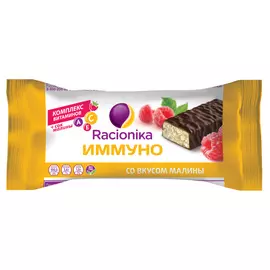 Батончик Racionika Иммуно со вкусом малины 30 г